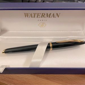 Waterman 23k Gold Rollerball Pen With Refills